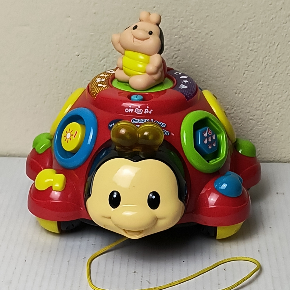 Vtech Crazy Legs Interactive Red and Yellow Musical Bug Baby Toddler Toy 12-36